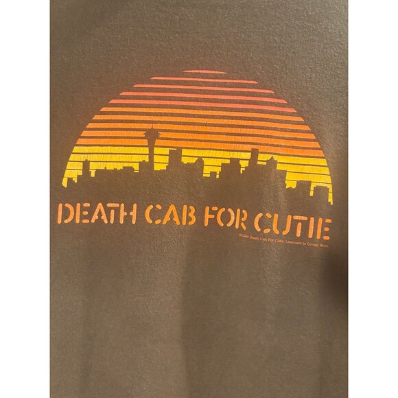 Vtg Tour Shirt Death Cab for Cutie - Picture 1 of 5